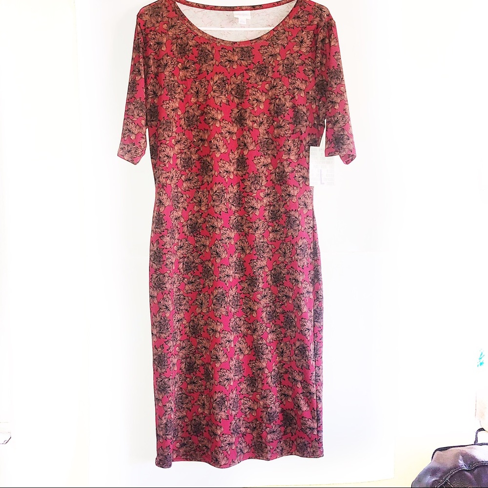 Lularoe Julia dress size L NWT